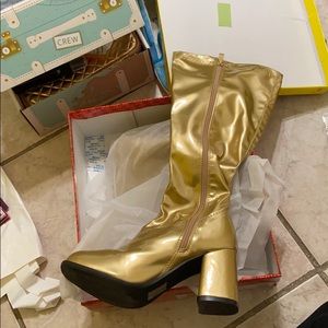 Rubie’s Adult GoGo Boots Gold